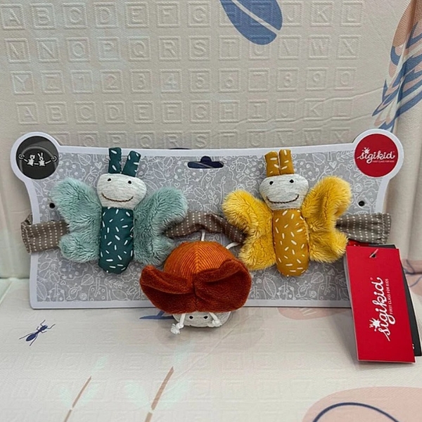 М'яка іграшка-розтяжка на коляску Sigikid Метелики, 46 см (43225/38279) - Pampik - 7