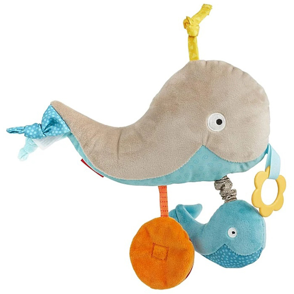 Іграшка м'яка на коляску Sigikid Кит (42632/37014) - Pampik - 2