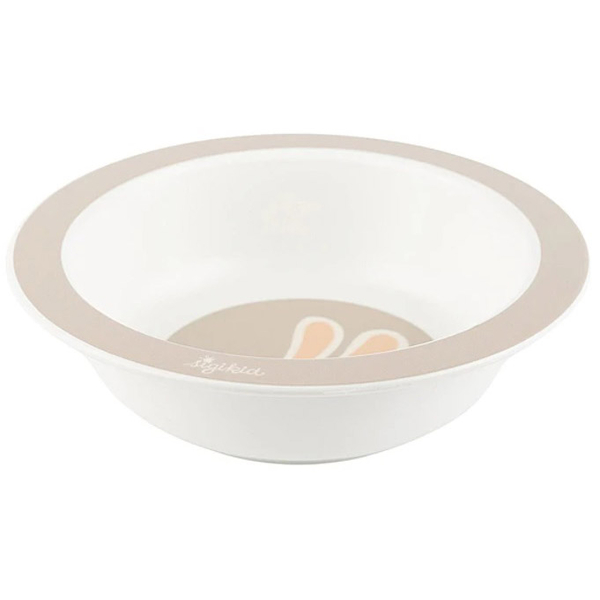 Тарелка глубокая пластмассовая Sigikid Зайчонок, бежевый (25400/38287) - Pampik - 2