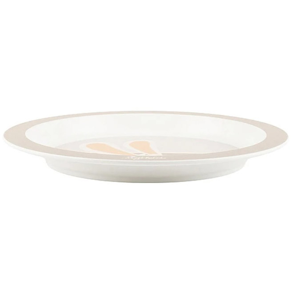 Тарілка плоска пластмасова Sigikid Зайченя, бежевий (25399/38288) - Pampik - 3