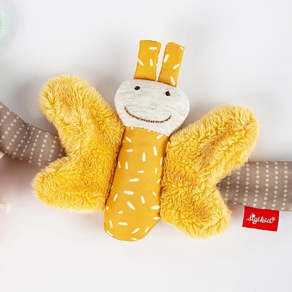 М'яка іграшка-розтяжка на коляску Sigikid Метелики, 46 см (43225/38279) - Pampik - 4