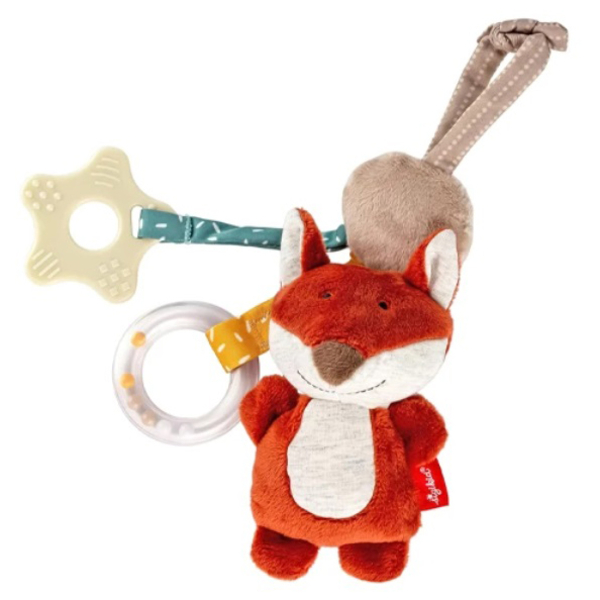 Брязкальце м'яке на коляску Sigikid Лисичка, 17 см, помаранчевий (43169/38278) - Pampik