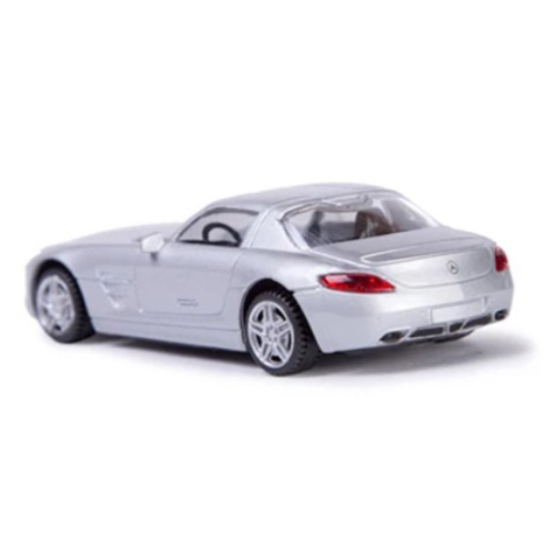 Машинка Rastar Mercedes SLS, метал, 11 см, сріблястий (58100/33192) - Pampik - 2