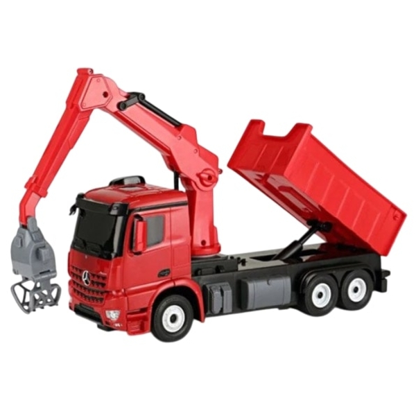 Радіокерована машина Rastar Mercedes-Benz Лісовоз, 35 см, червоний (79060/33204) - Pampik