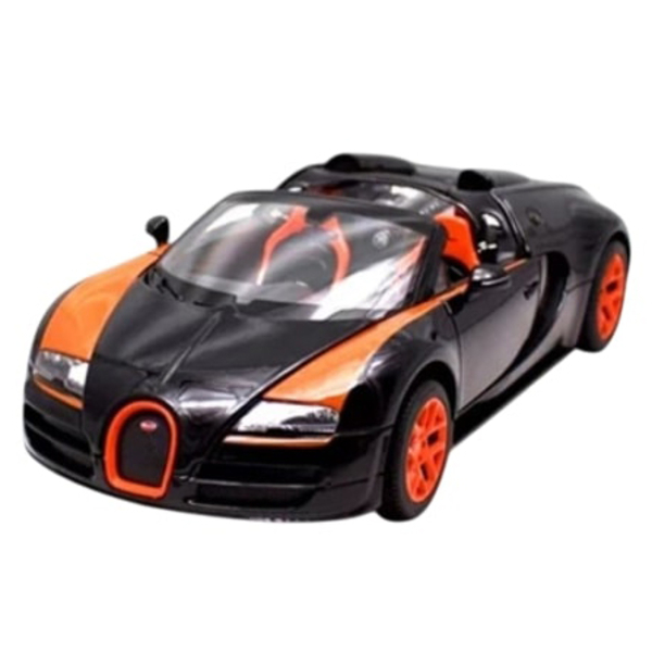 Радиоуправляемая машина Rastar Bugatti, 30 см, черный (70400/33214) - Pampik