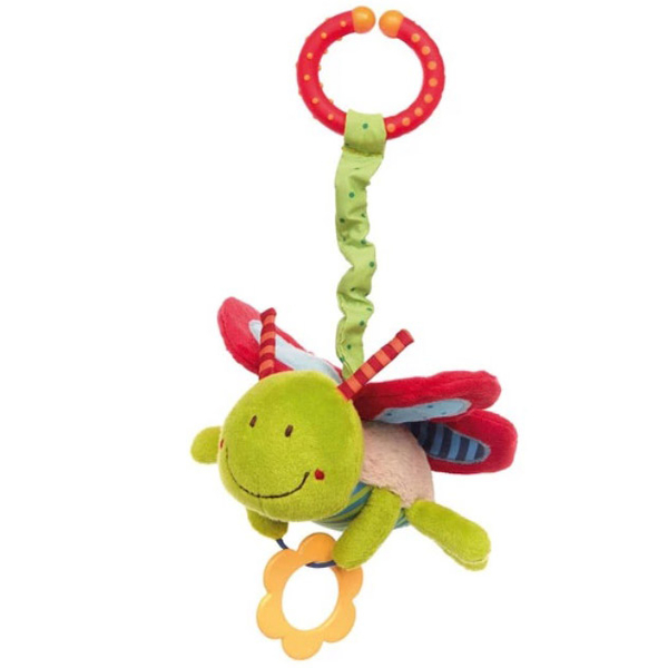 М'яка іграшка-брязкальце Sigikid Метелик, салатовий (42206/37008) - Pampik