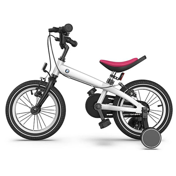 Велосипед двухколесный Rastar BMW, со вспомогательными колесами, 4+, до 45 кг, белый (RSZ1405PW/36671) - Pampik - 2