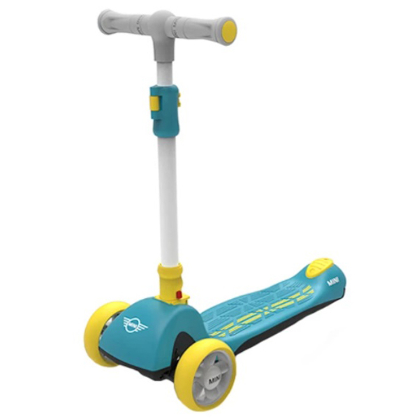 Самокат Rastar LED Mini 3+, до 50 кг, жовтий-блакитний (83700/36672) - Pampik