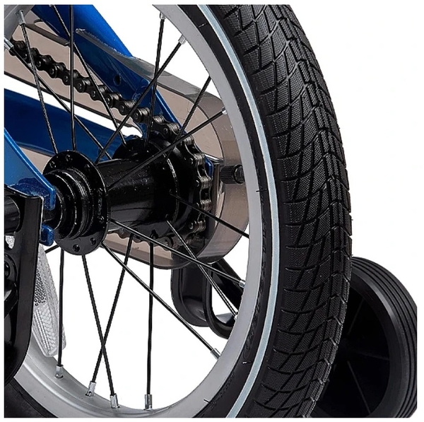 Велосипед двухколесный Rastar BMW, со вспомогательными колесами, 4+, до 45 кг, синий (RSZ1405CB/33176) - Pampik - 6