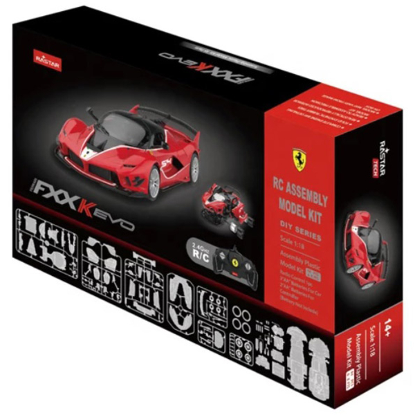 Радіокерована машина конструктор Rastar Ferrari, 25 см, червоний (96900/33186) - Pampik - 5