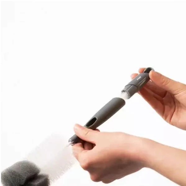 Щётка для чистки бутылочек и пустышек Reer, серый (21031/36886) - Pampik - 4