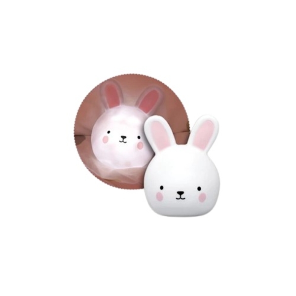 Ночник светодиодный Reer LumiLu Зайчик, 9.1х6.8х12.3 см, белый (52200/33155) - Pampik