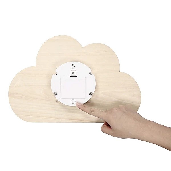 Ночник деревянный беспроводной Reer Облако, натуральный (52167/33151) - Pampik - 6