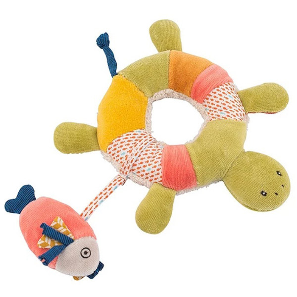 Брязкальце м'яке Moulin Roty Черепаха (658007/20273) - Pampik