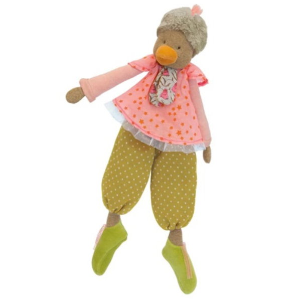 Мягкая игрушка Moulin Roty Курочка, розовый (662021/11648) - Pampik