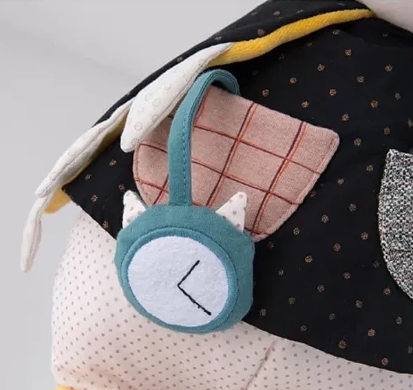 Игрушка мягкая Moulin Roty Активити Сова (664061/22179) - Pampik - 5