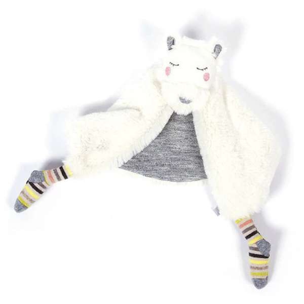 Мягкая игрушка Moulin Roty Комфортер, белый (663018/22138) - Pampik - 2