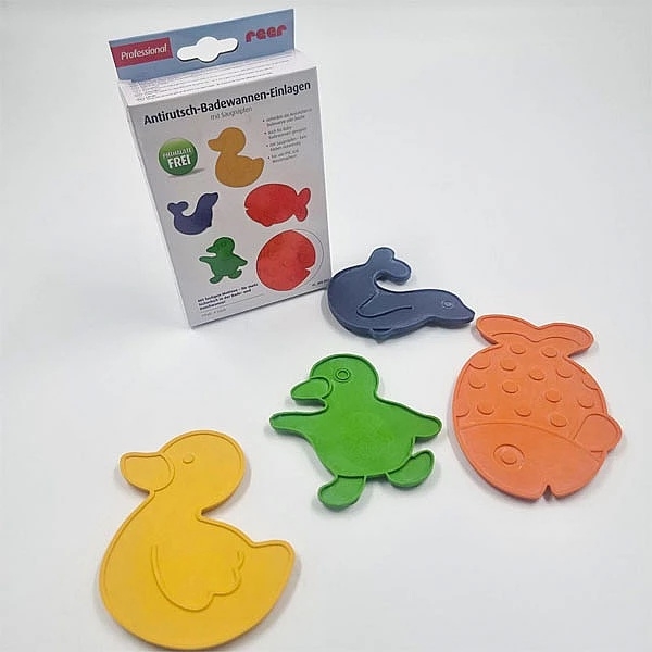 Наліпки у ванну протиковзкі Reer, 4 шт. (7615/9840) - Pampik - 3
