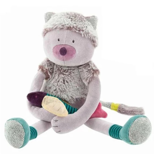 Іграшка м'яка Moulin Roty Кіт, сірий (660022/6999) - Pampik