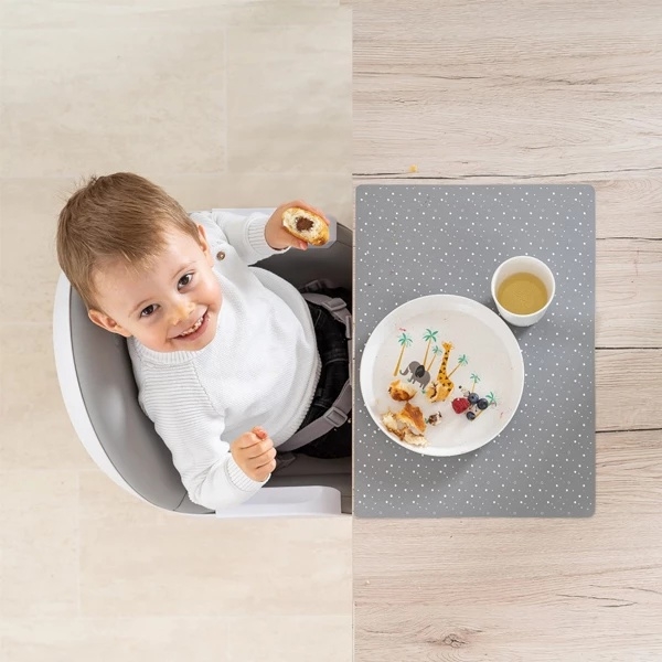 Килимок силіконовий Reer, 30х41,5 см, сірий (25021/34727) - Pampik - 3