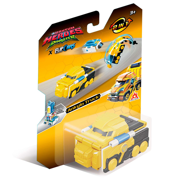 Машинка-трансформер 2 в 1 Dinoster, в асортименті (EU636310R) - Pampik - 3