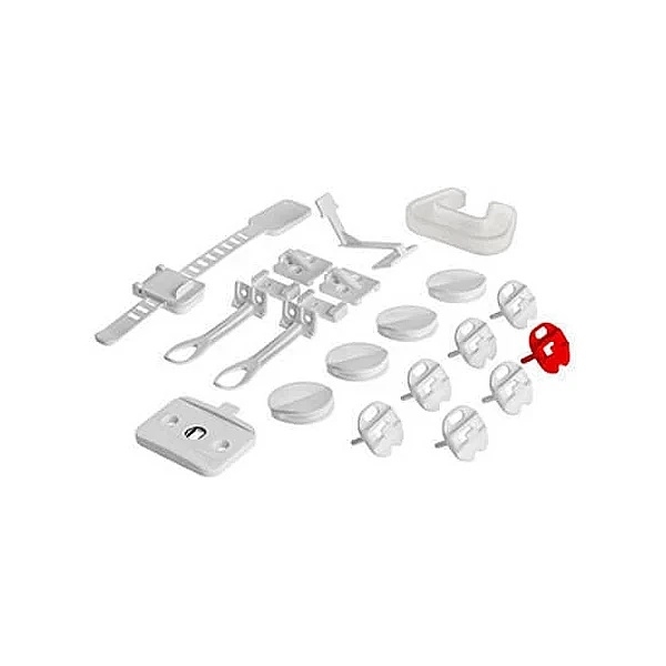 Набір замків Reer для безпеки малюка, 15 шт., білий (77012/23623) - Pampik - 2
