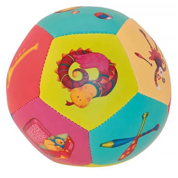 Мягкая игрушка Moulin Roty Мяч маленький (644510/7588) - Pampik - 3