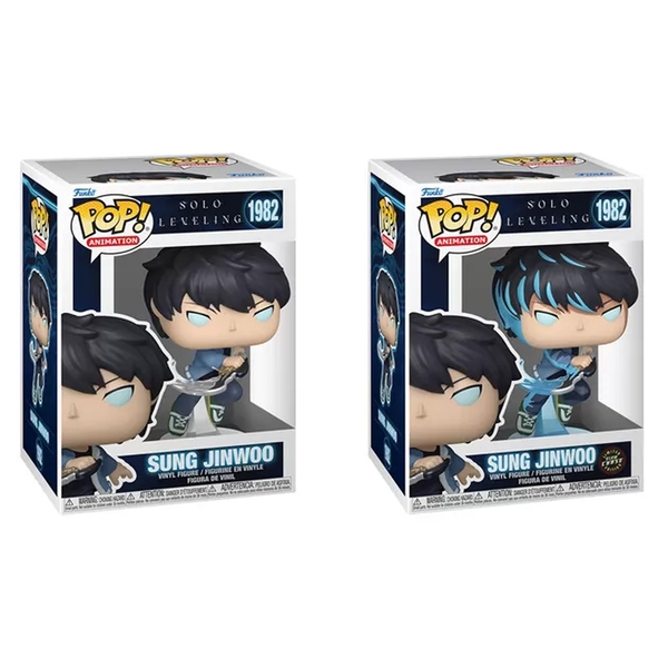 Набор игровых фигурок Funko Pop! Solo Leveling Сон Джинву w/CH (86843) - Pampik