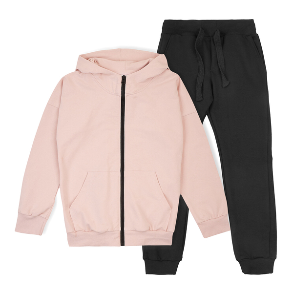 Спортивний костюм Garnamama Basic Jacket 164 Розовый Черный (1012506.13708911) - Pampik