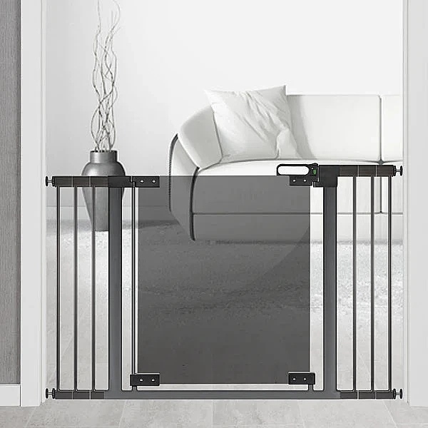 Безопасная ограда-барьер для дверей Reer + дополнительное крепление, серый (46031/23635) - Pampik - 3