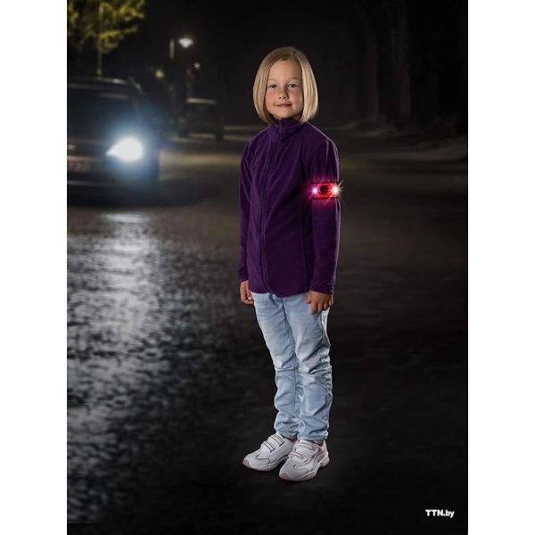 Светоотражающая лента Reer, 4,5х24 см, розовый (53032/30023) - Pampik - 4