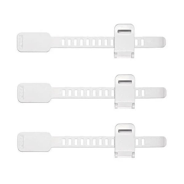 Замок багатофункціональний Reer, 3 шт., білий (72020/24757) - Pampik - 2