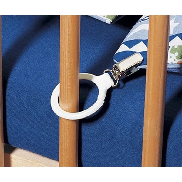 Кольца для фиксации одеяла Reer, 4 шт., белый (4589/9754) - Pampik - 4