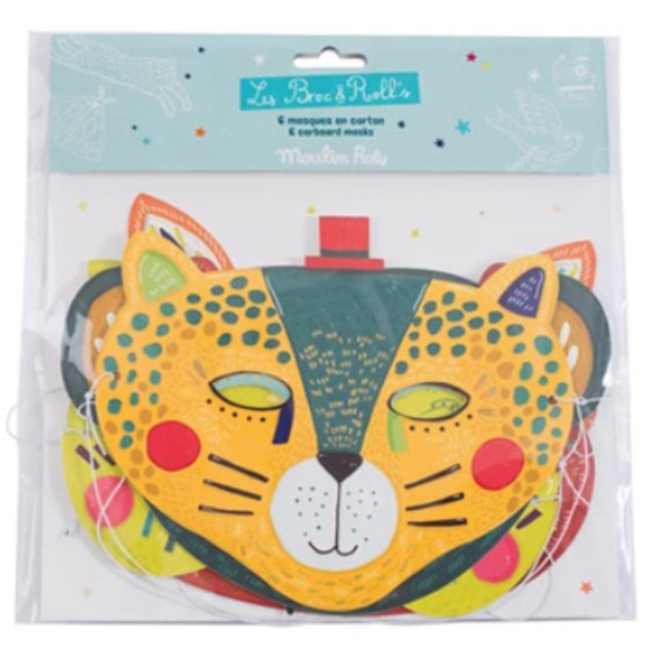 Набір маскарадних масок Moulin Roty, 6 шт. (642775/35155) - Pampik