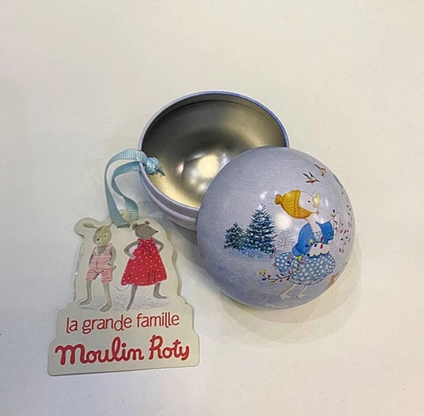 Игрушка на елку Moulin Roty, 7 см, голубой (632270/29789) - Pampik - 2