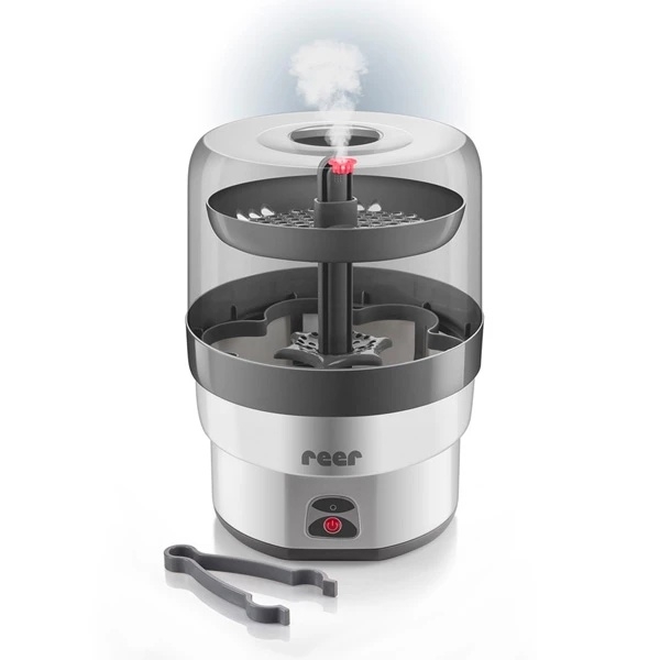 Паровий стерилізатор пляшечок Reer, білий (36030/21952) - Pampik - 3