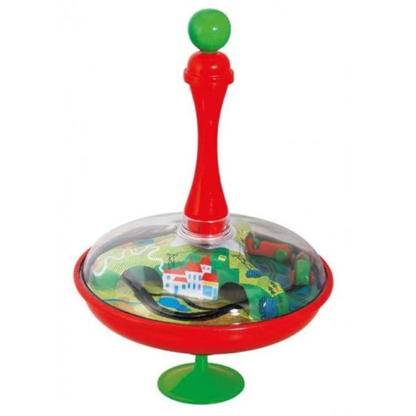 Игрушка Moulin Roty Волчок большой, зеленый (720384/16051) - Pampik