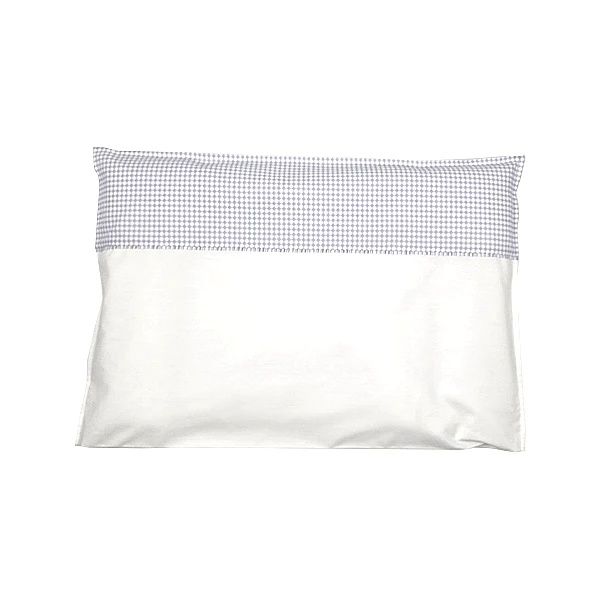 Наволочка NL Baby, 40х60 см, 2 шт., бело-голубой (851+842/38205) - Pampik - 2