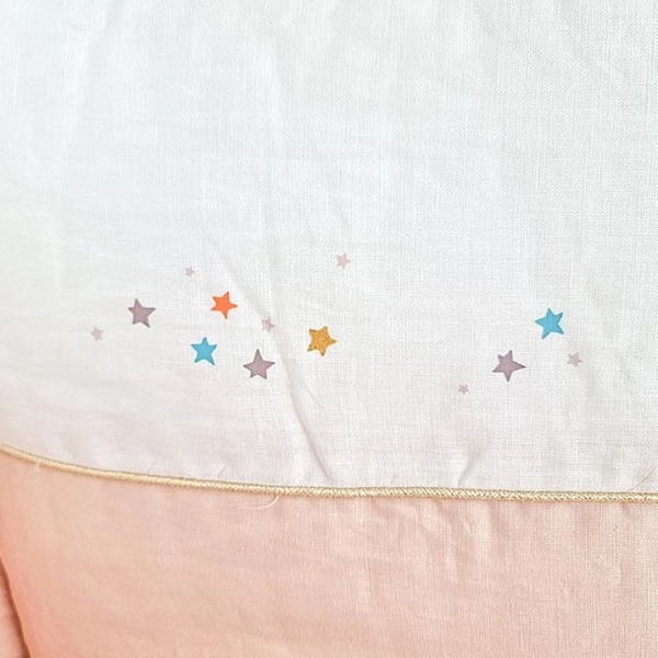 Бортик в кроватку Moulin Roty, 42х190 см, розовый (664091/33285) - Pampik - 3