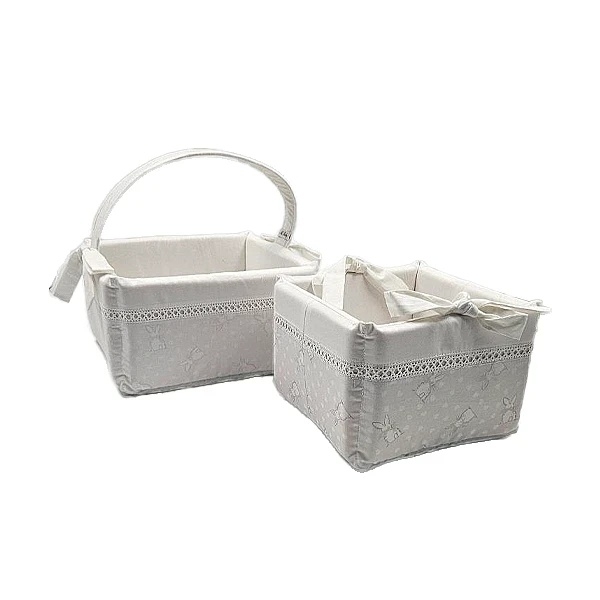Органайзер NL Baby, 2 шт., біло-сірий (874+842/36132) - Pampik