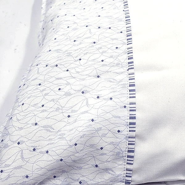 Наволочка NL Baby, 40х60 см, 2 шт., біло-блакитний (869+842/37912) - Pampik - 4