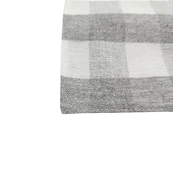 Пелюшка фланелева NL Baby, 80х80 см, біло-сірий (0020/38401) - Pampik - 4