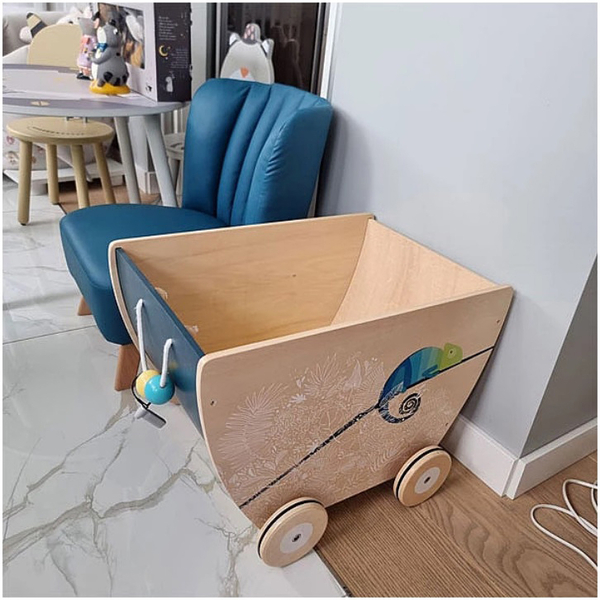 Крісло дитяче Moulin Roty, 40х36х52 см, бірюзовий (720116/33288) - Pampik - 2