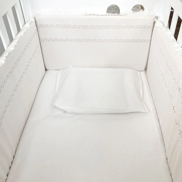 Комплект постельного белья NL Baby, 100х80 см, белый (818/27803) - Pampik - 2