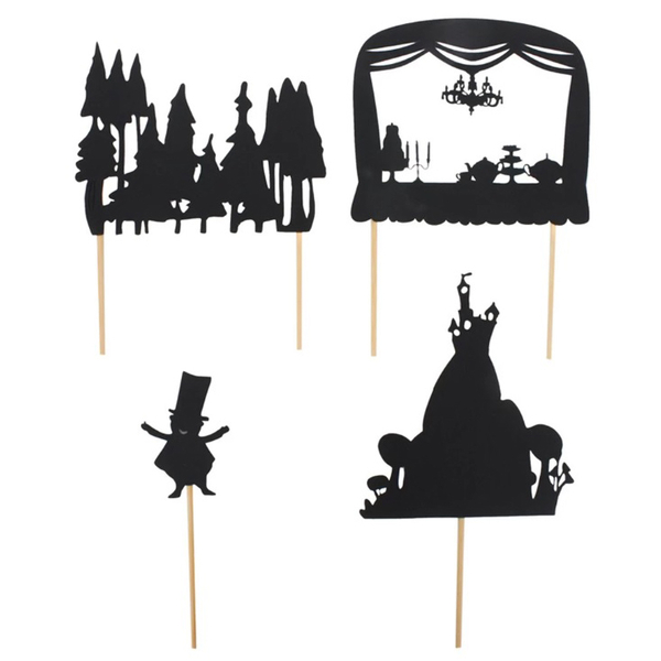 Игровой набор театр теней Moulin Roty, черно-белый (711020/11608) - Pampik - 2