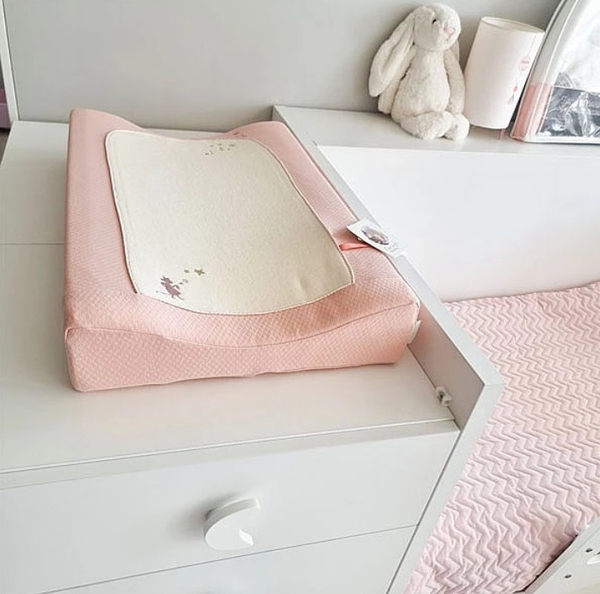 Матрас пеленальный Moulin Roty, 44х70 см, розовый (664190/33286) - Pampik - 2