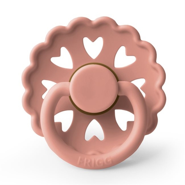 Пустышка латексная Frigg Fairytale X H.C. Andersen The Princess and the Pea, круглая, size 1, 0-6 мес., персиковый (000927) - Pampik - 2