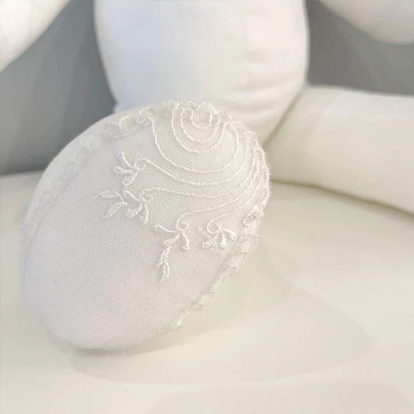 М'яка іграшка NL Baby Ведмідь, 38 см, білий (819/33311) - Pampik - 4