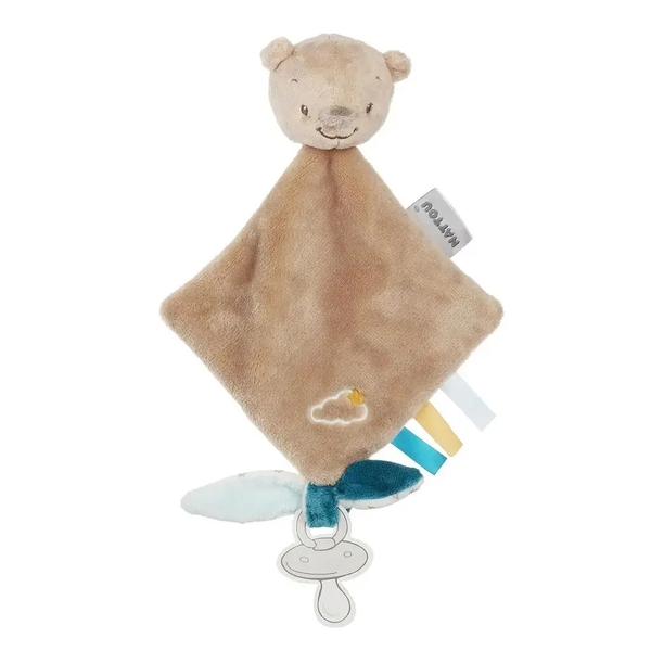 М'яка іграшка Nattou Doodoo Ведмежа Базиль (562102) - Pampik