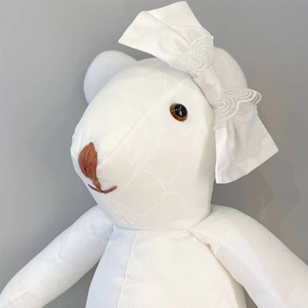 М'яка іграшка NL Baby Ведмідь, 38 см, білий (819/33311) - Pampik - 3